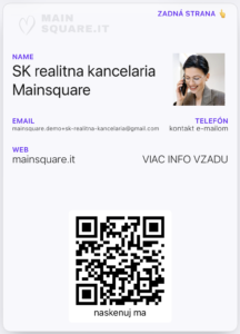 MSQ SK demo realitka wallet karta